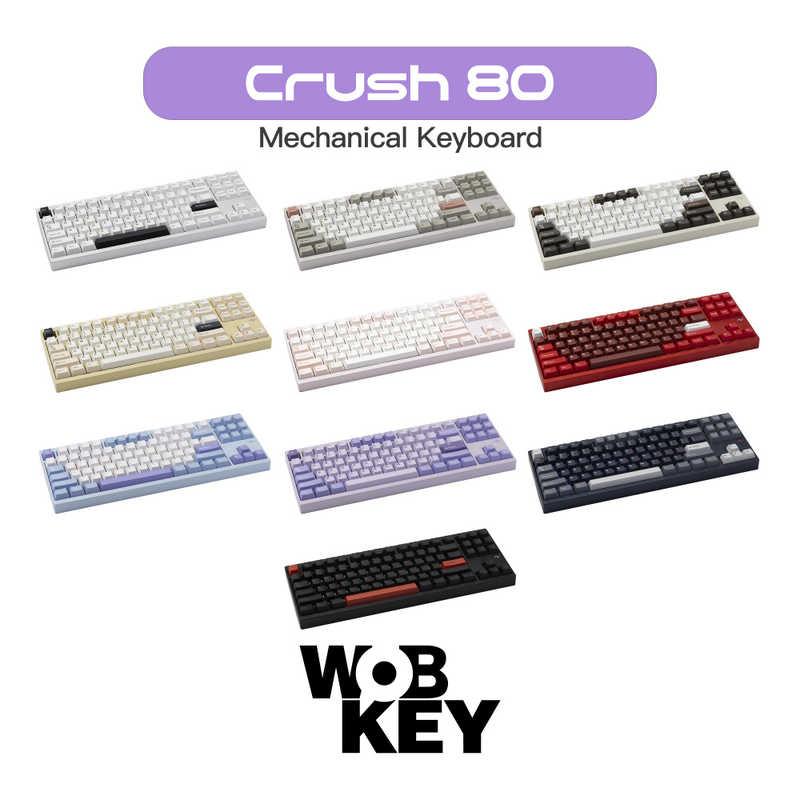 KIBU Wobkey Crush 80 Pro Silver(有線・ワイヤレス/Bluetooth・USB