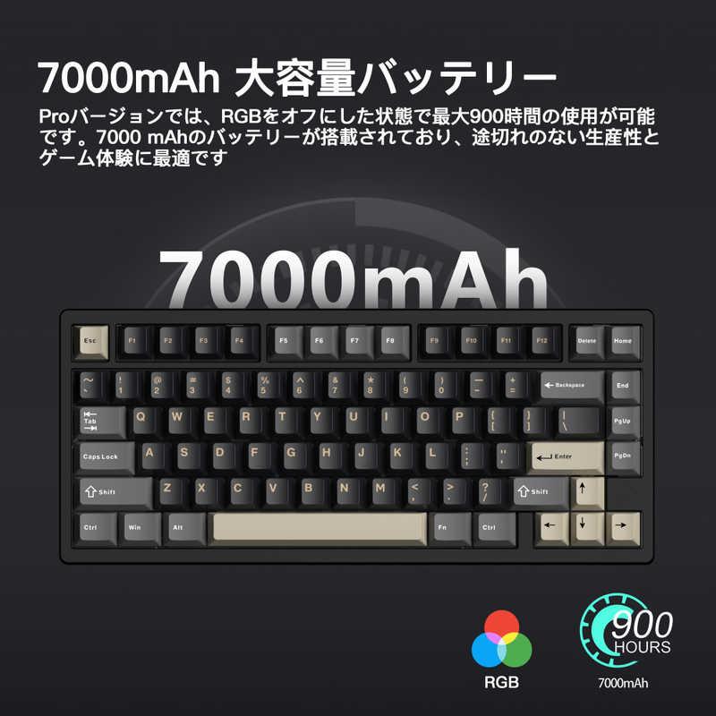 KIBU Rainy 75 Pro Black SHHH Switch 静音スイッチ WOBKEY Black
