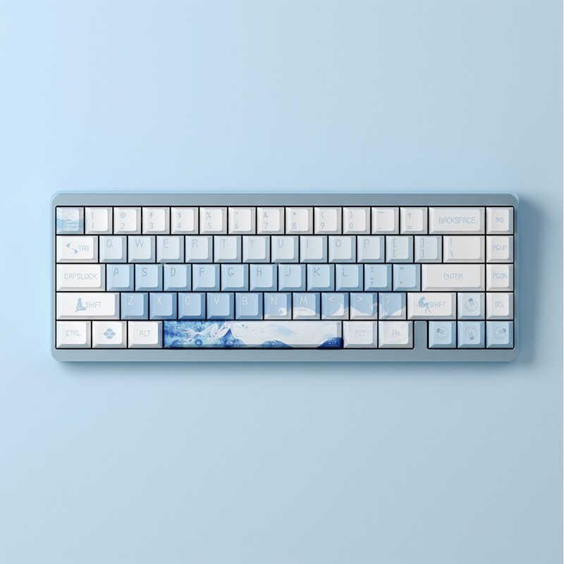 Varmilo VYU67 ANSI Ariel Gg-Mag White F ゲーミングキーボード