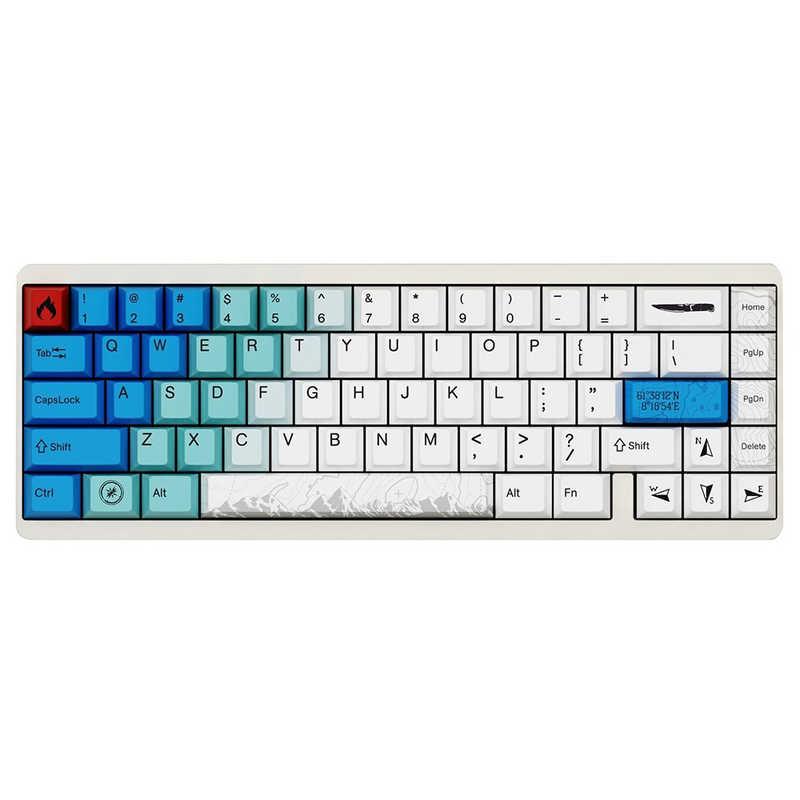 Varmilo VYU67 ANSI Summit Gg-Mag White F ゲーミングキーボード