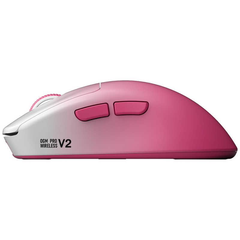 KIBU　WAIZOWL ゲーミングマウス OGM PRO V2 Pink ［光学式 / 有線・ワイヤレス/7ボタン/USB］［8Kポーリングレート対応/超軽量49g/左右非対称］　PROV2PINK_6