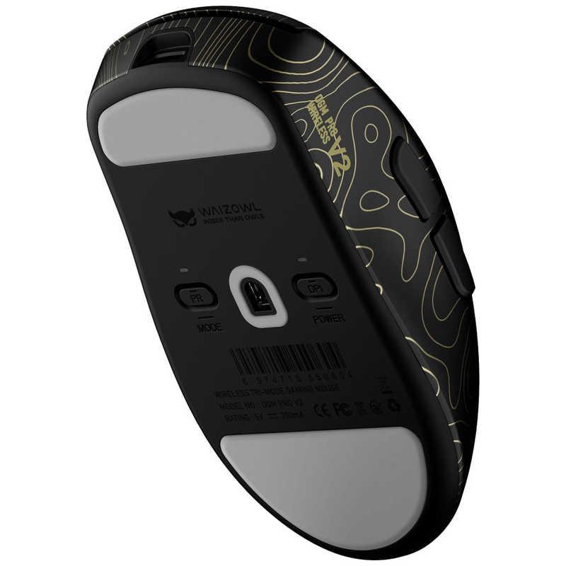 KIBU WAIZOWL ゲーミングマウス OGM PRO V2 Typo Black ［光学式