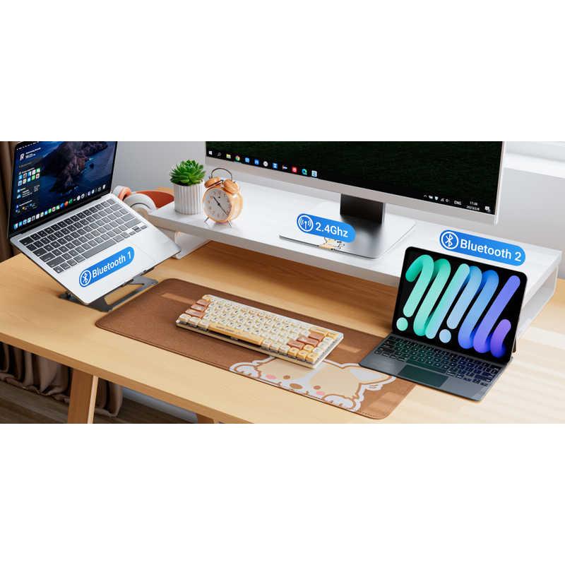 SYNTECH ロープロファイルメタニカルキーボード / コーギーデザイン