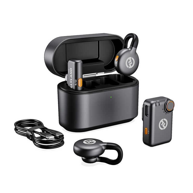 【送料無料】極美品！HOLLYLAND LARK M2S ワイヤレスマイク HOLLYLAND LARK M2S ワイヤレスラベリアマイク コンボ(スペースグレー