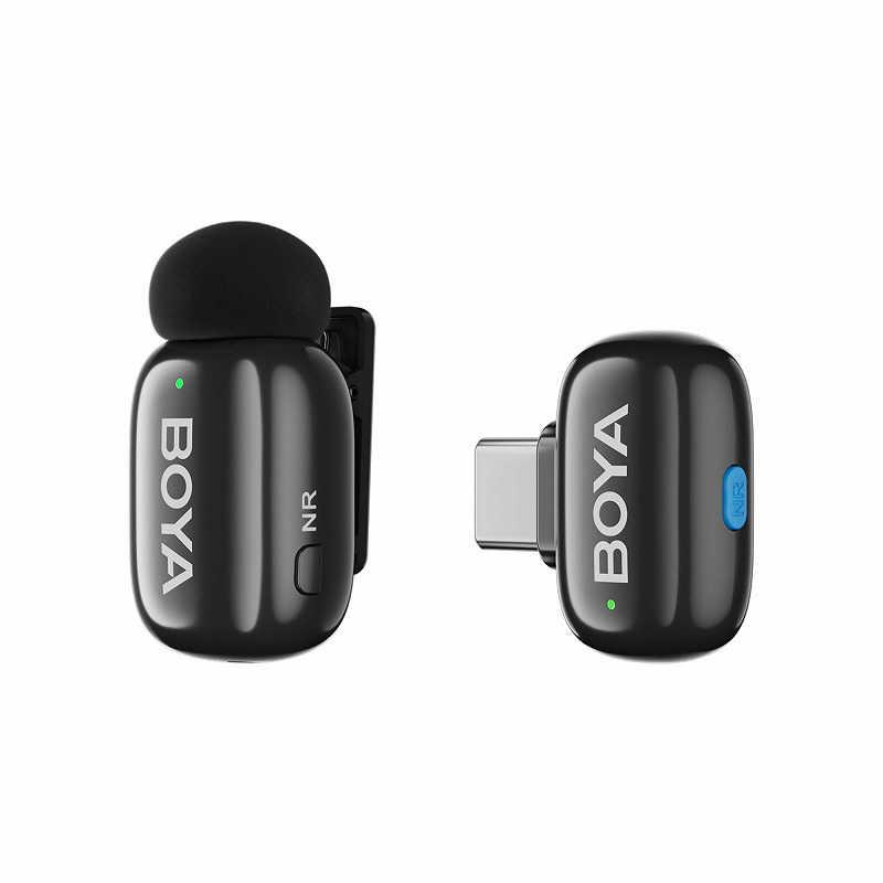 BOYA　Wireless mic BOYA mini12 ボーヤミニ12 Lightning/Type-C対応 無指向性 スマホ/タブレット用 ブラック　BOYAMINI12_10