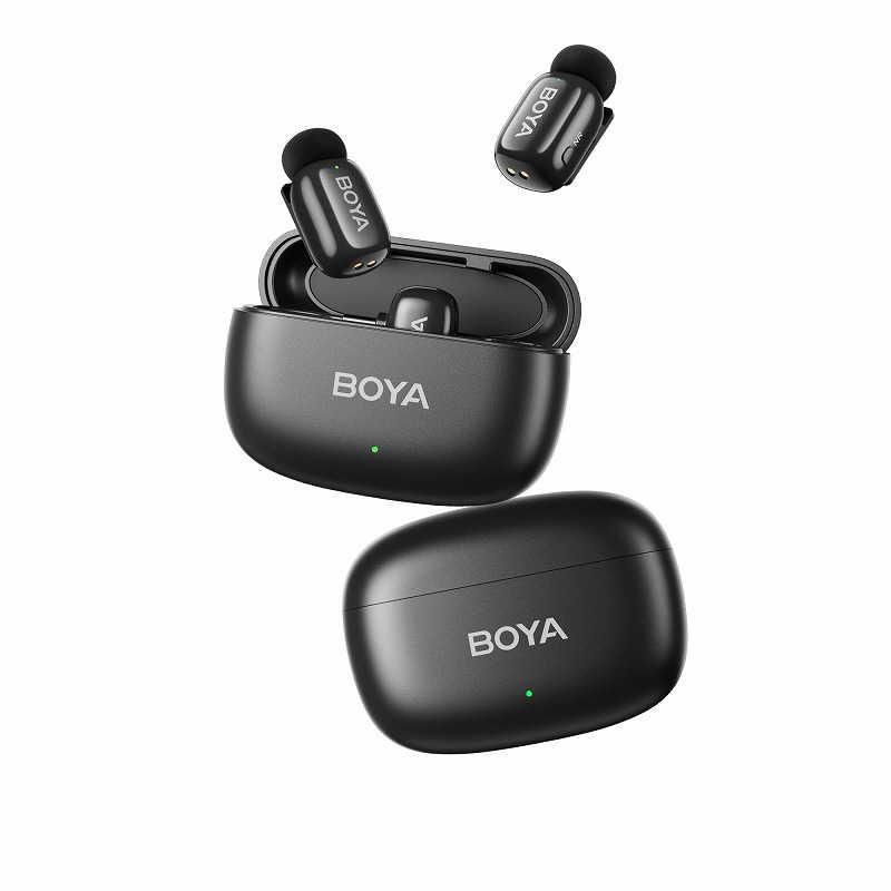 BOYA　Wireless mic BOYA mini12 ボーヤミニ12 Lightning/Type-C対応 無指向性 スマホ/タブレット用 ブラック　BOYAMINI12_4