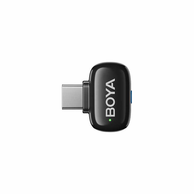 BOYA　Wireless mic BOYA mini12 ボーヤミニ12 Lightning/Type-C対応 無指向性 スマホ/タブレット用 ブラック　BOYAMINI12_8