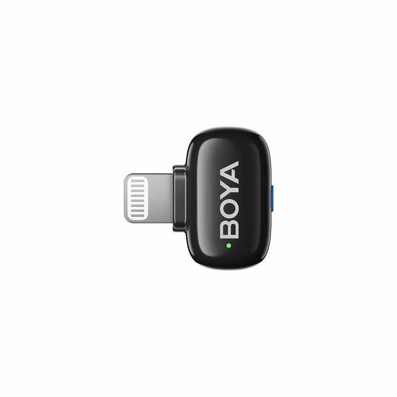 BOYA　Wireless mic BOYA mini12 ボーヤミニ12 Lightning/Type-C対応 無指向性 スマホ/タブレット用 ブラック　BOYAMINI12_9