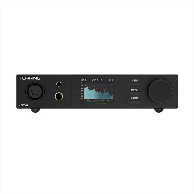 TOPPING　フルバランスデスクトップDAC ＆ ヘッドホンアンプ DX5 II Black ブラック　DX52BLACK | 