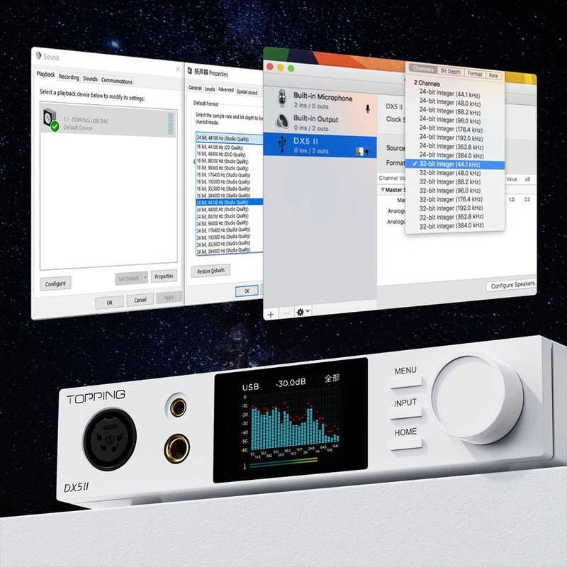 TOPPING　フルバランスデスクトップDAC ＆ ヘッドホンアンプ DX5 II Black ブラック　DX52BLACK |  | 15