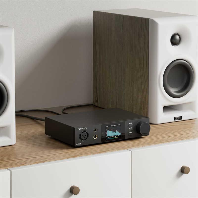 TOPPING　フルバランスデスクトップDAC ＆ ヘッドホンアンプ DX5 II Black ブラック　DX52BLACK |  | 17
