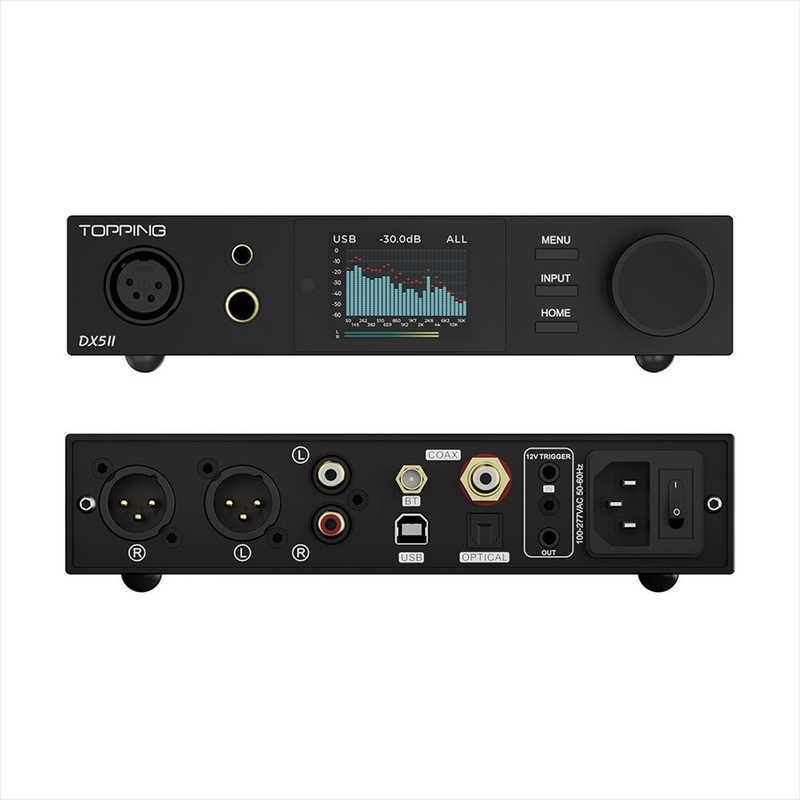 TOPPING　フルバランスデスクトップDAC ＆ ヘッドホンアンプ DX5 II Black ブラック　DX52BLACK |  | 07