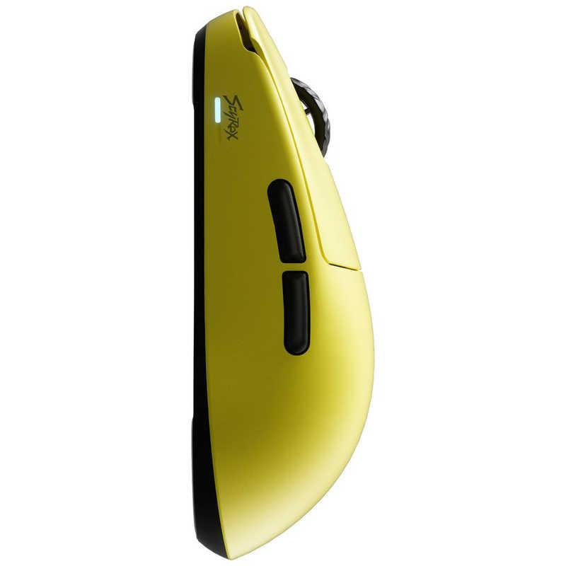 SCYROX V8 Yellow ゲーミングマウス 8000hz 重量36±3g 左右対称 