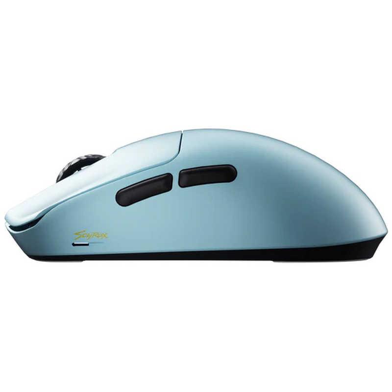 ScyRox V6 ゲーミングマウス　水色 Amazon.co.jp: SCYROX V6 軽量 ワイヤレスゲーミングマウス 40g Pixart