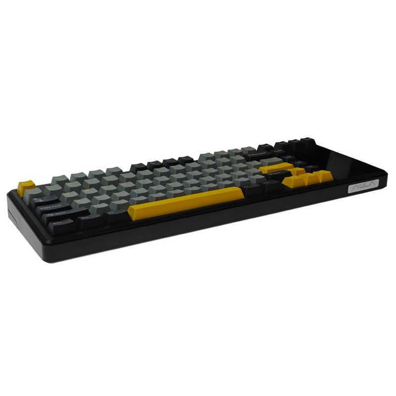 AULA L99 Dark Grey 画面付きゲーミングキーボード / 3.98インチ IPS