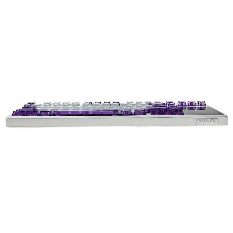 AULA L99 Purple 画面付きゲーミングキーボード / 3.98インチ IPS