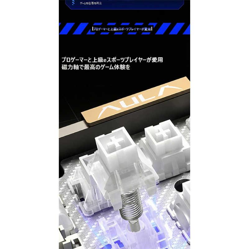 AULA ゲーミングキーボード CNCアルミボディ デュアル物理モード