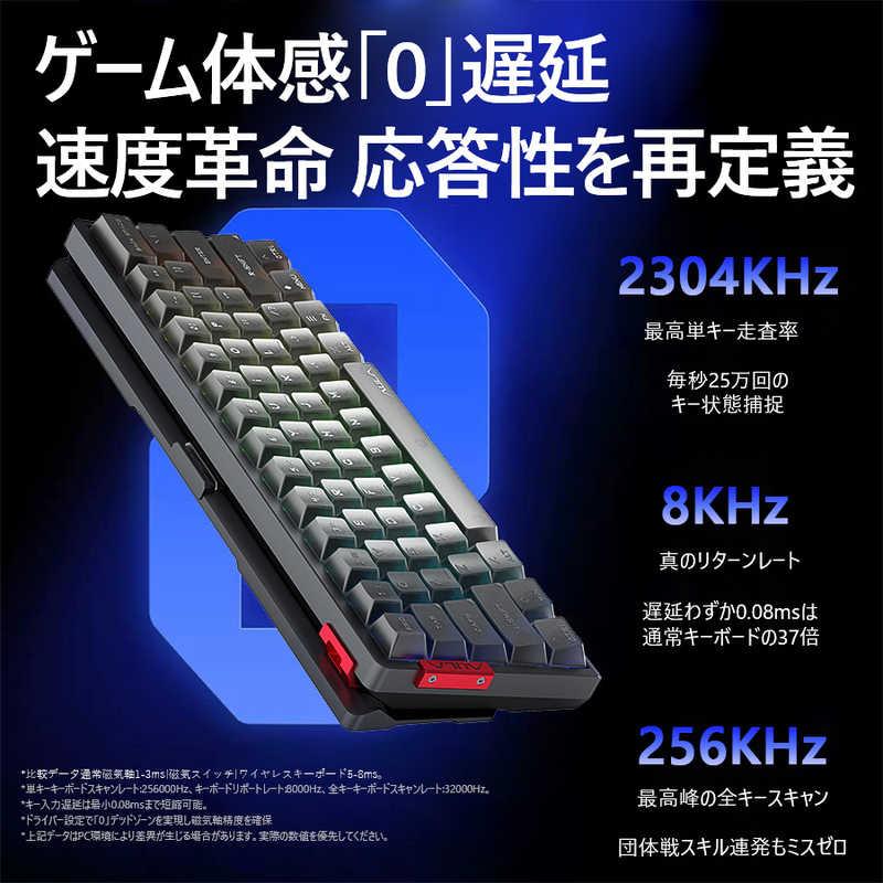 AULA ゲーミングキーボード CNCアルミボディ デュアル物理モード