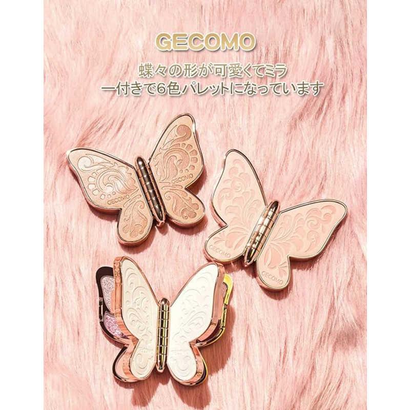 Eye shadow gecomo バタフライ6色アイシャドウ バタフライ6色アイシャドウ 04 パープル
