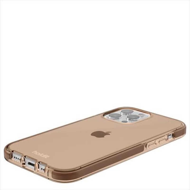 HOLDIT iPhone 13Pro シースルークリアケース ダークブラウン