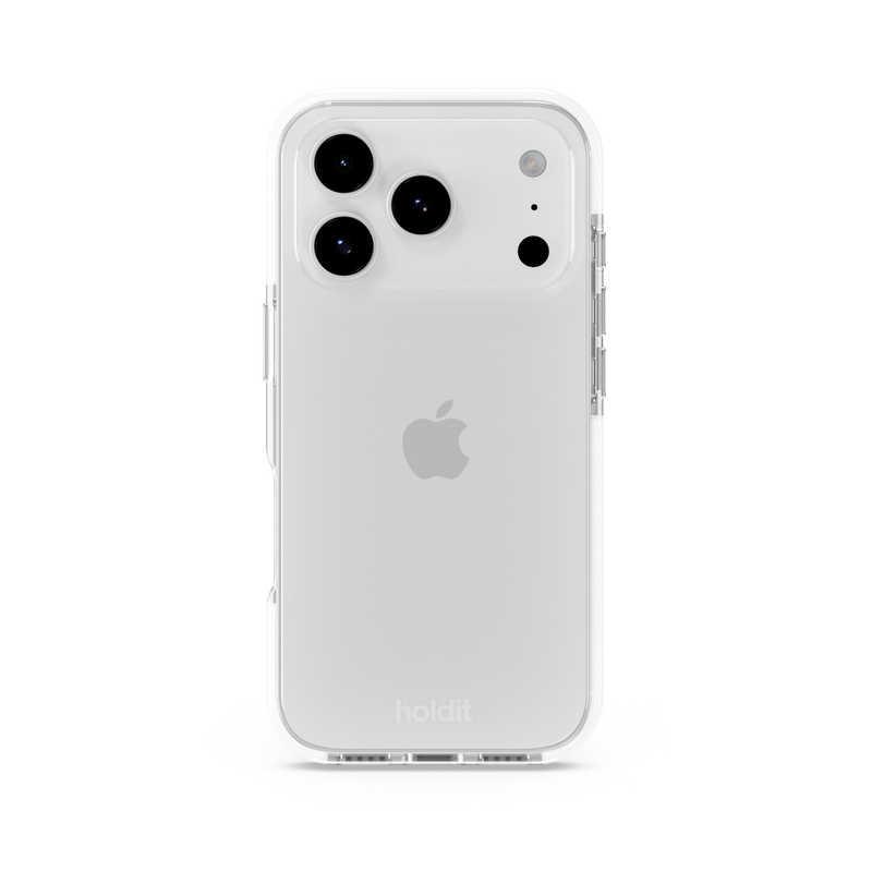 HOLDIT iPhone 17 Pro 耐衝撃クリアケース Seethru ホワイト 16858