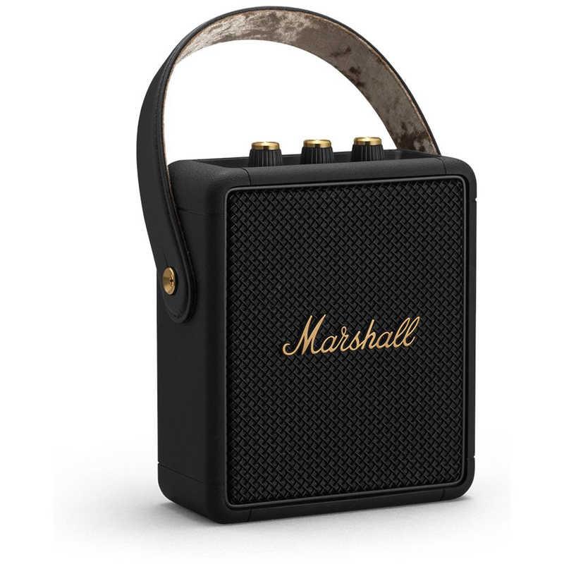 MARSHALL Bluetoothスピーカー ブラック＆ブラス STOCKWELLII-BLACK