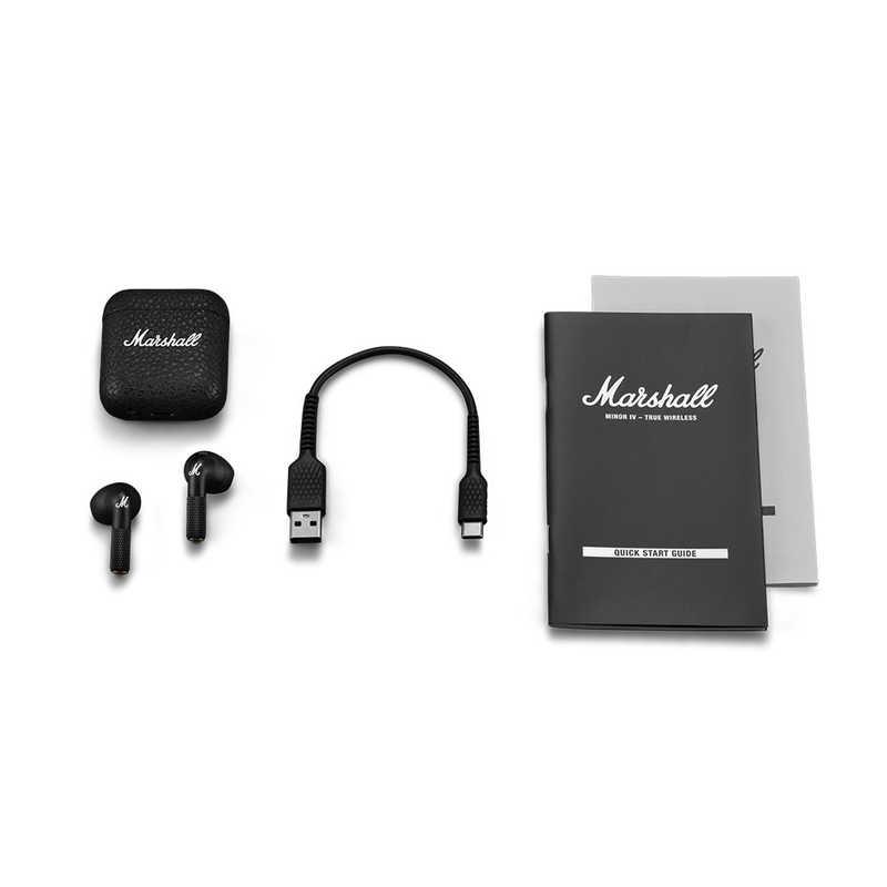 MARSHALL フルワイヤレスイヤホン Minor IV Black [ ワイヤレス ( 左右