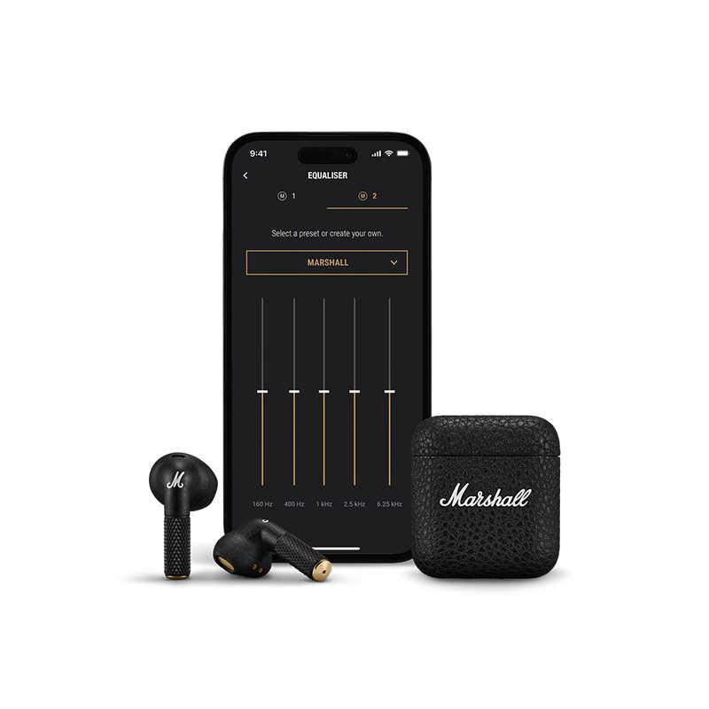 MARSHALL フルワイヤレスイヤホン Minor IV Black [ ワイヤレス ( 左右