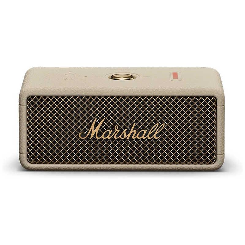 美品！Emberton　CREAM　クリーム MARSHALL ブルートゥーススピーカー Emberton III Cream ［防水