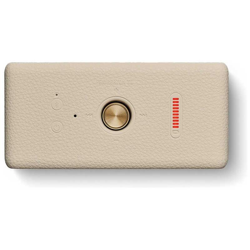 MARSHALL ブルートゥーススピーカー Emberton III Cream ［防水