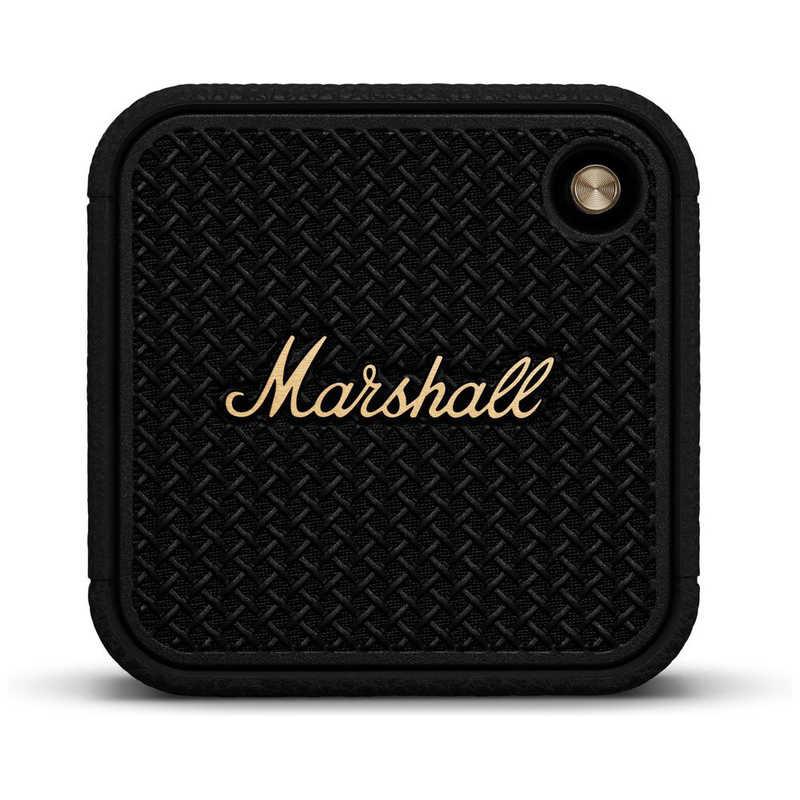 MARSHALL ブルートゥーススピーカー Willen II Black and Brass ［防水