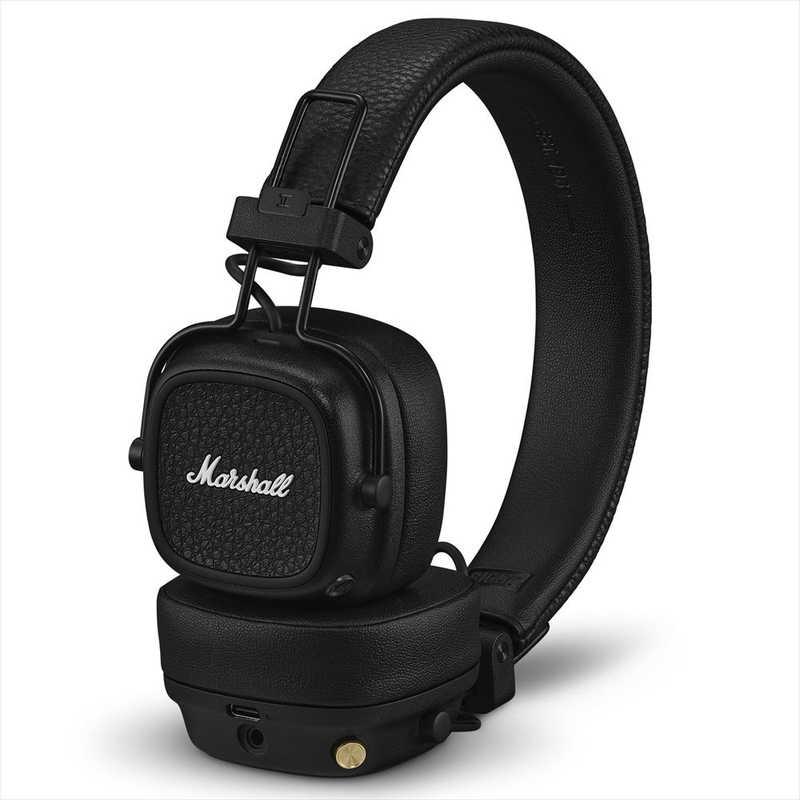 Marshall ワイヤレスオンイヤーヘッドホン Major V ブラックの商品画像（Yahoo!ショッピング）