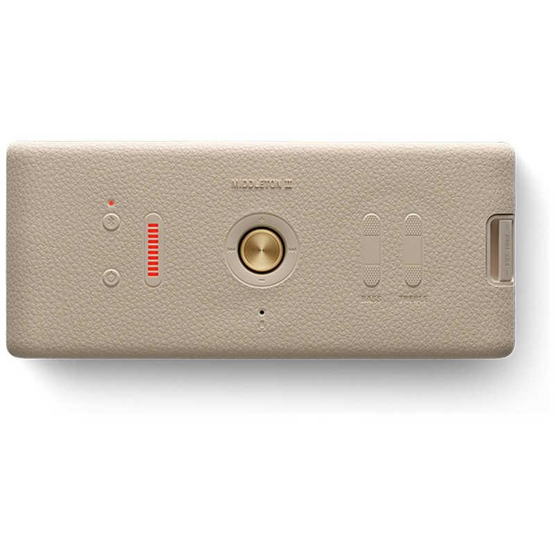 MARSHALL ブルートゥーススピーカー Middleton II Cream ［防水