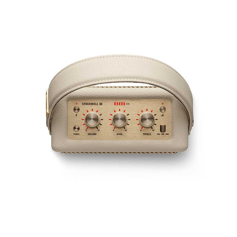 MARSHALL ブルートゥーススピーカー クリーム Stockwell lll Cream