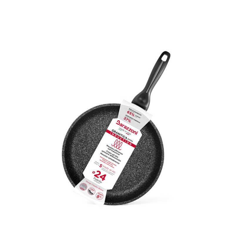 BARAZZONI IH対応 フライパン 32cm Granitica Extra Induction ブラック ［IH対応］ 8551060328410の画像