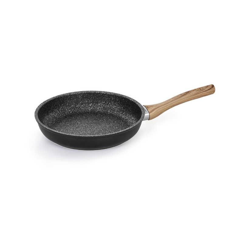 BARAZZONI IH対応 フライパン 32cm Granitica Extra Induction Eco Legno ブラック ［IH対応］ 85510603225の画像