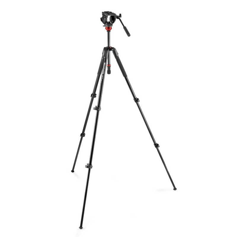 Manfrotto（マンフロット） MVH500AHビデオ雲台+レベリング付きアルミ