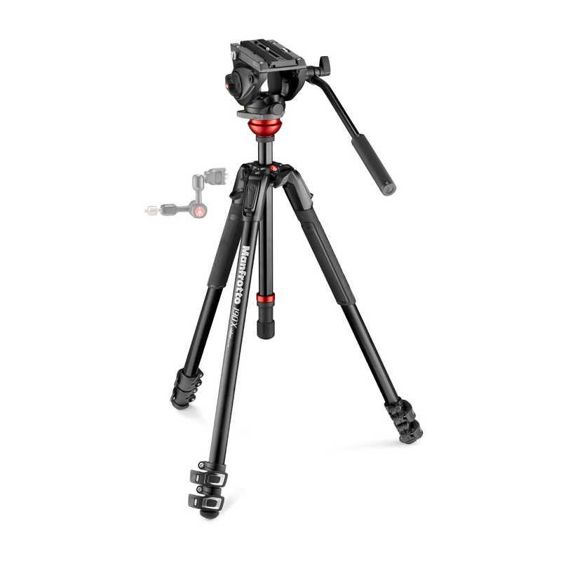 Manfrotto（マンフロット） MVH500AHビデオ雲台+レベリング付きアルミ