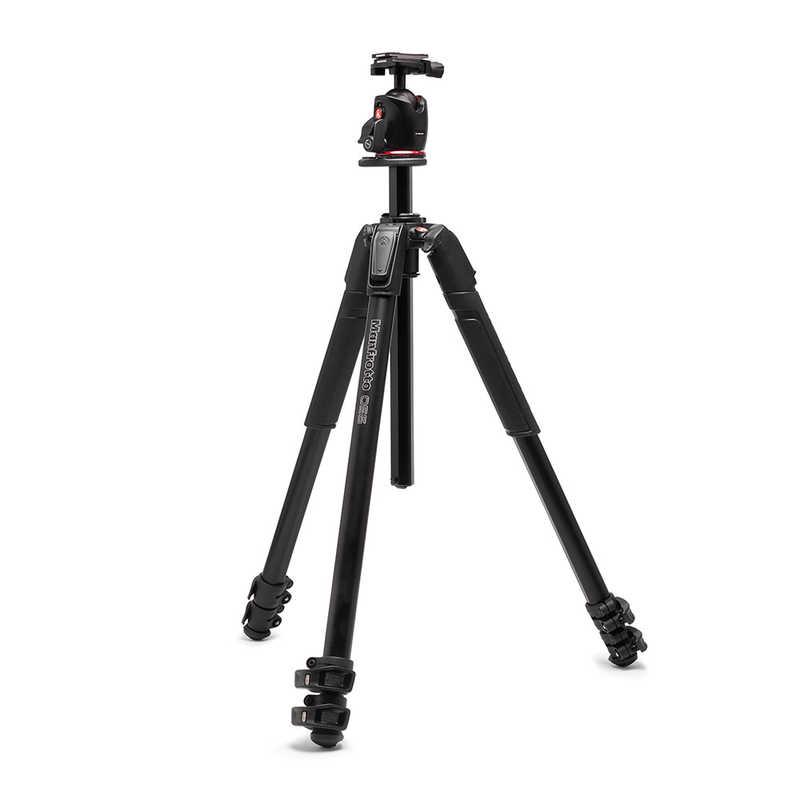 Manfrotto アルミ三脚 雲台付き 【公式通販】
