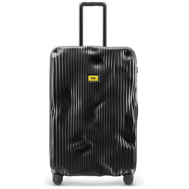 クラッシュバゲッジ　スーツケース L ストライプコレクション BLACK [TSAロック搭載 /100L /5泊〜1週間]　CB153-01の画像