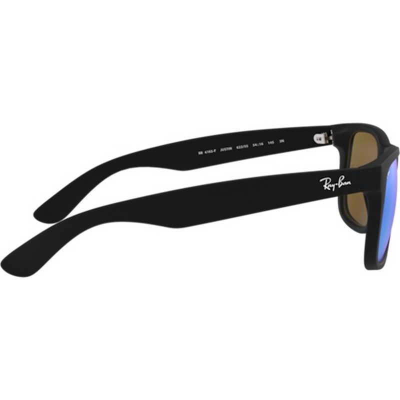 レイバン　JUSTIN 622/55 58mm ブラックラバー/ブルーミラー　RB4165F__3