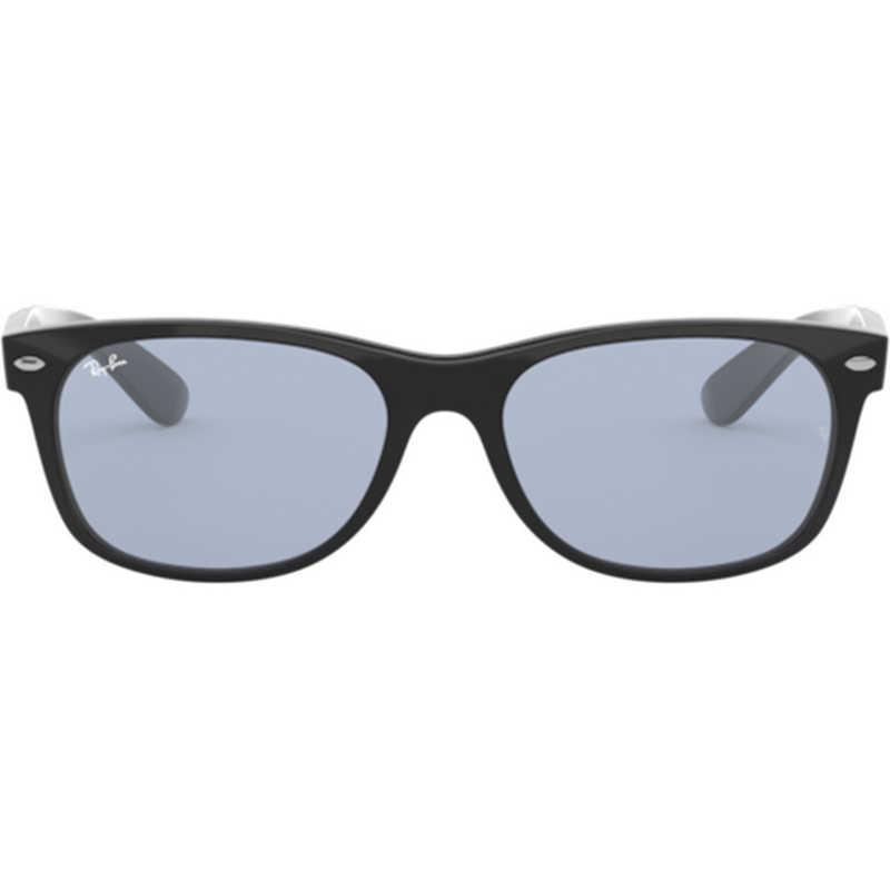 レイバン　NEW WAYFARER WASH LENS RB2132F 601/64 55mm シャイニーブラック/クリスタルブルーグレー　RB2132F_601/64(55)_ レイバン NEW WAYFARER WASH LENS RB2132F 601/64 55mm シャイニー