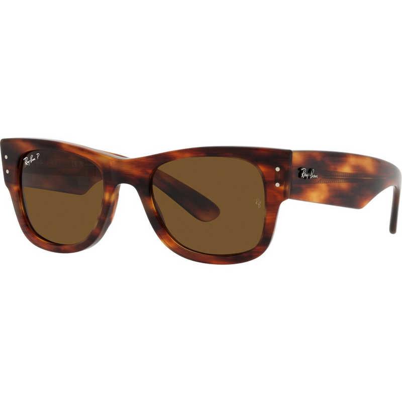 レイバン　Ray-Ban サングラス MEGA WAYFARER RB0840SF 954/57 52mm ストライプドハバナ/ブラウンポラライズド　RB0840SF_9545752 レイバン Ray-Ban サングラス MEGA WAYFARER RB0840SF 954/57 52mm