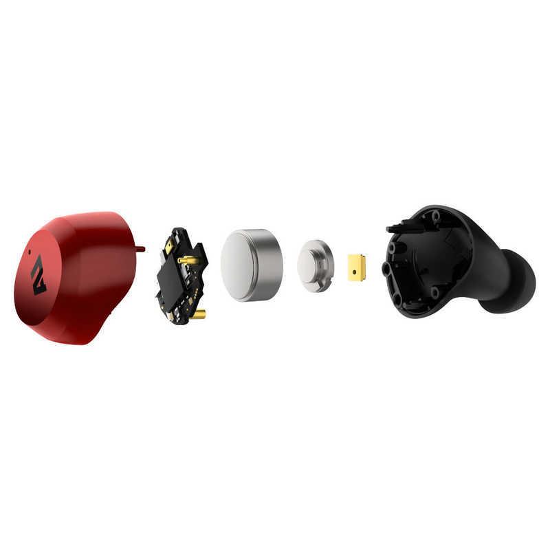 70%OFF!】 Ausounds Au-stream Hybrid red ワイヤレスイヤホン