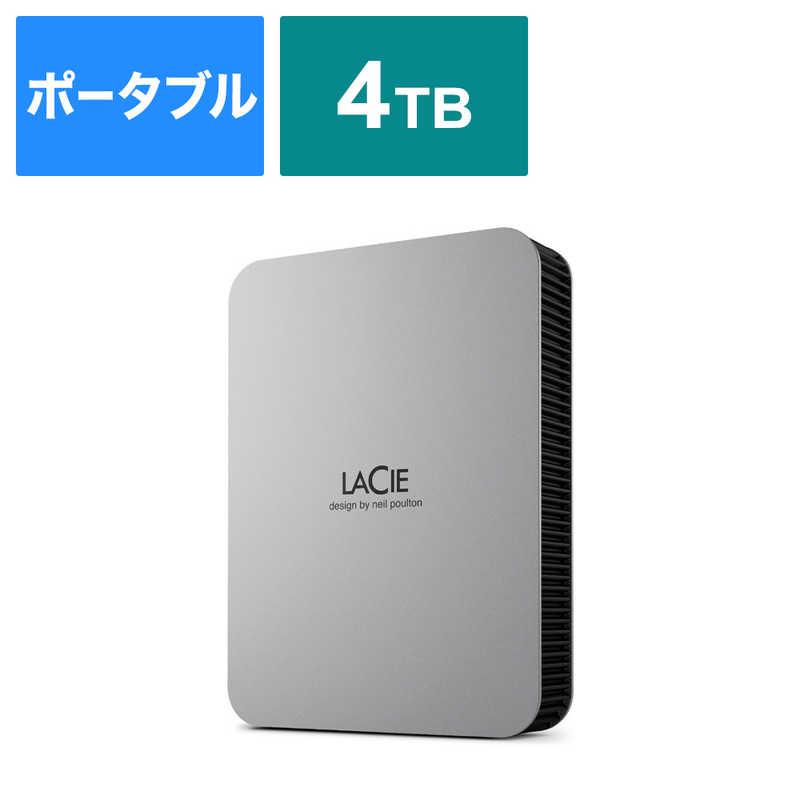 エレコム ELECOM LaCie 外付け HDD 4TB ポータブル Mobile Drive USB3 