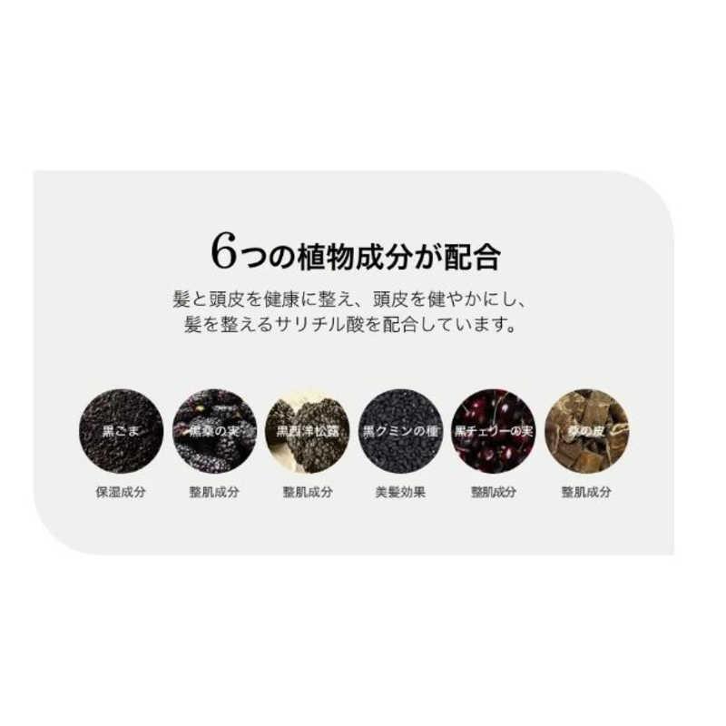 アスリーエイチ グレイスデー ミラクルチェンジブラック シャンプー