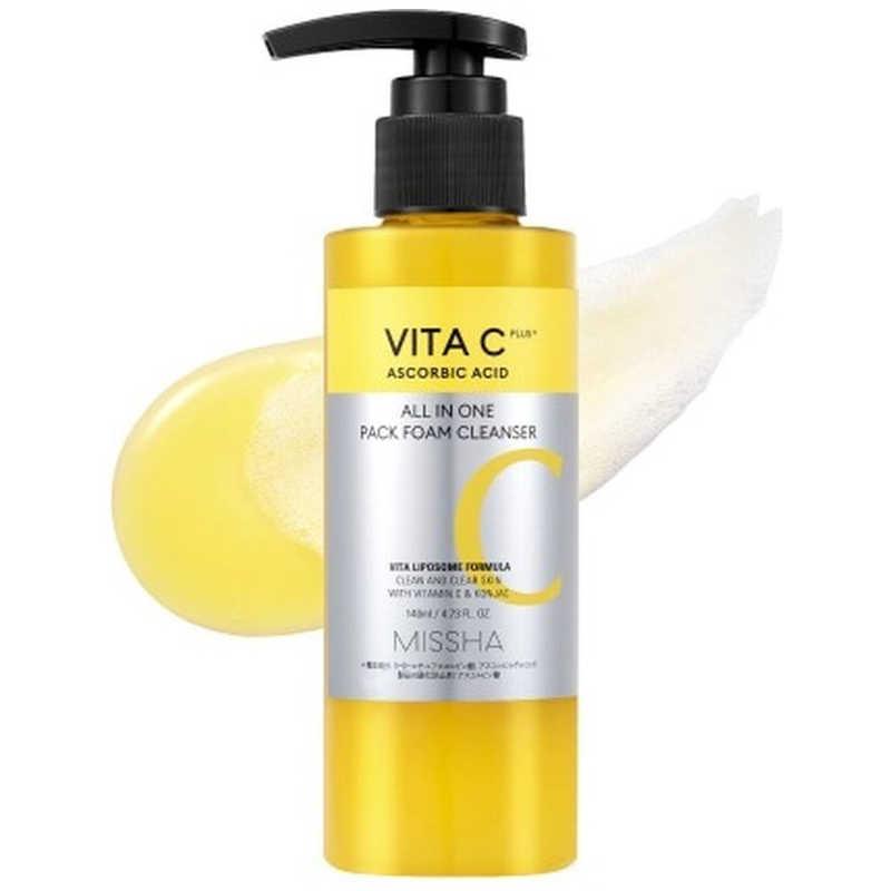 MISSHA ミシャ ビタシープラス 泡マスク洗顔 140ml : コジマYahoo!店