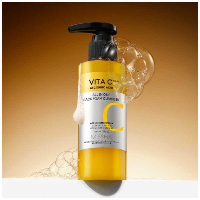 MISSHA ミシャ ビタシープラス 泡マスク洗顔 140ml : コジマYahoo!店