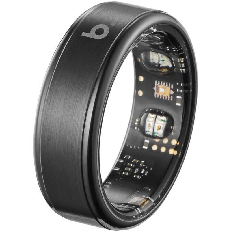 b.ring スマートリング G2 ステンレスモデル 健康管理 睡眠管理 AI分析 Android iPhone対応 専用アプリ 最大7日間持続 IP68 5ATM 防水 歩数計 超軽量 ポータブル充電ケース付き (ブラック, US12号（日本基準26〜28号/内周67.5mm）)の商品画像（Yahoo!ショッピング）