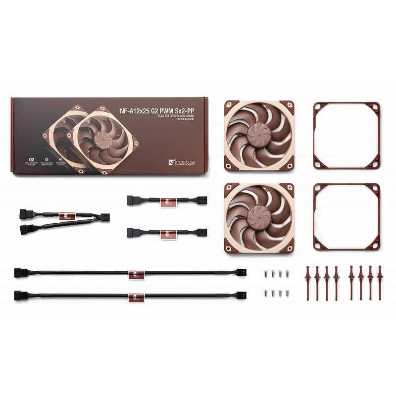 NOCTUA ケースファン ［120mm / 1800RPM］ NF-A12X25-G2-PWM-SX2-PP